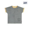 Sandcastle Short Sleeve Shirt- Grey